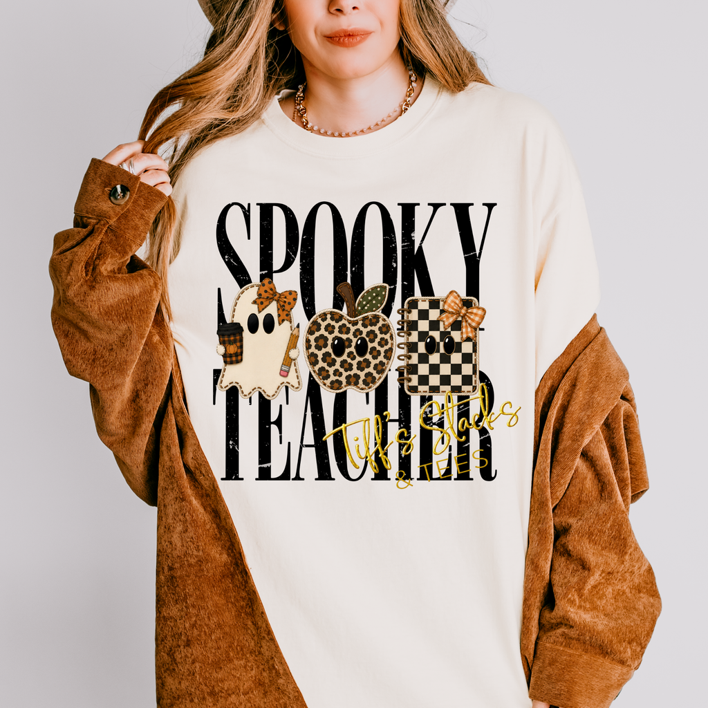 Spooky Teacher Distressed