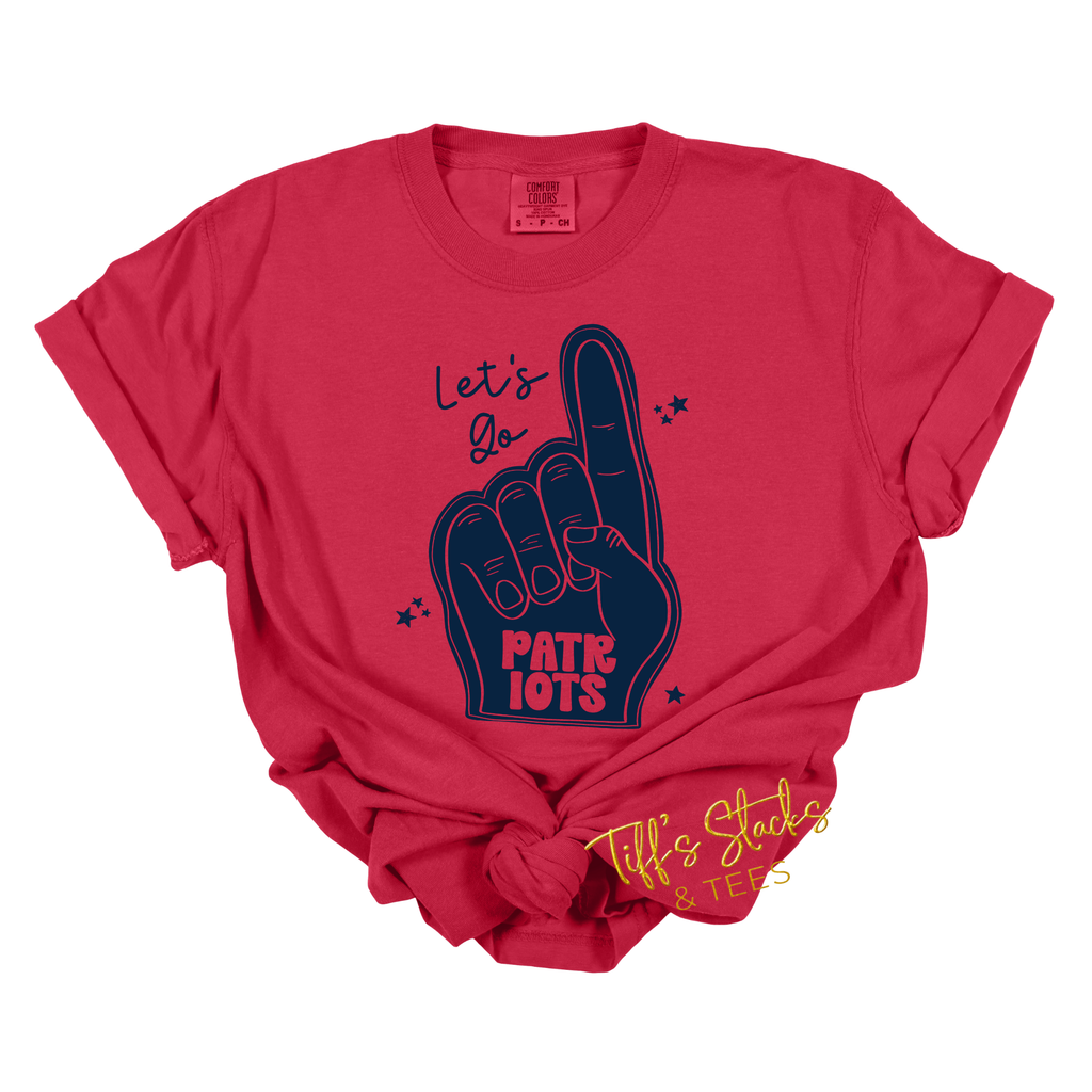 Let's Go Patriots Foam Finger
