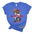 Red, White, & Feral Girl Racoon Youth