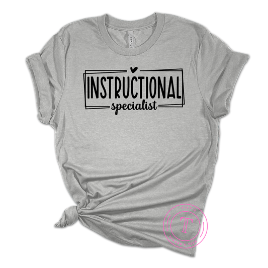 Instructional Specialist in Black w/ Heart