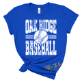 Oak Ridge Baseball Distressed