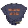 Houston Astros Orange Distressed