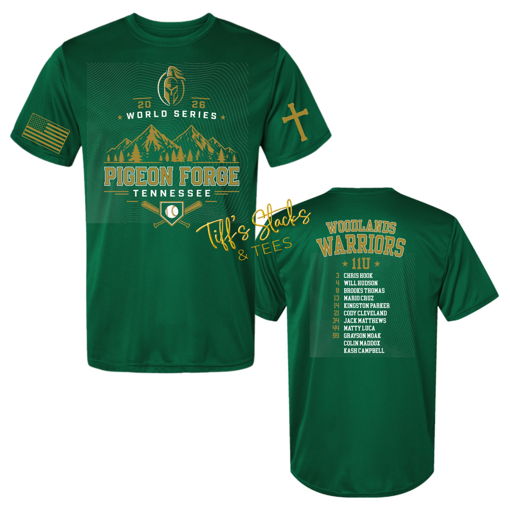 Woodlands Warriors World Series 2026 Front/Back