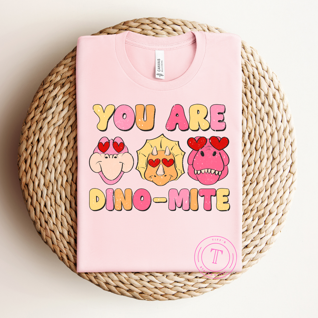 You Are Dino-Mite Pink Youth