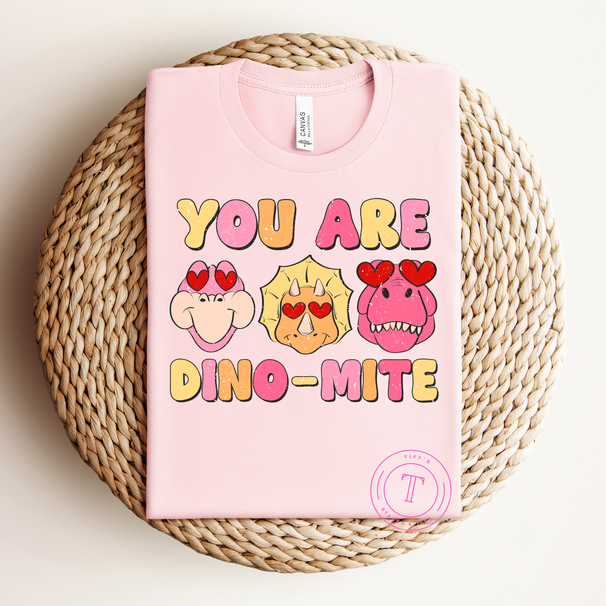 You Are Dino-Mite Pink Youth