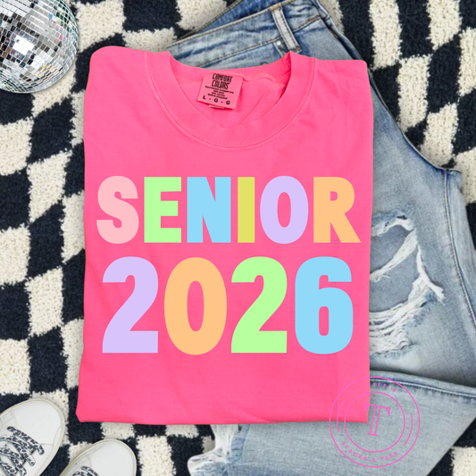 Senior 2026 Neon Solid