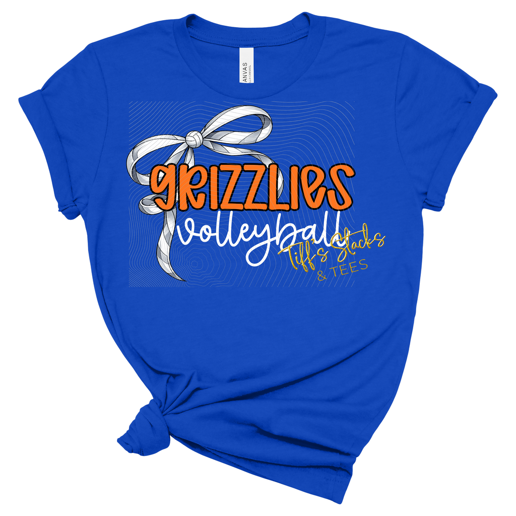 Grizzlies Volleyball Bow