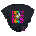 Eagles Preppy Neon Mascot