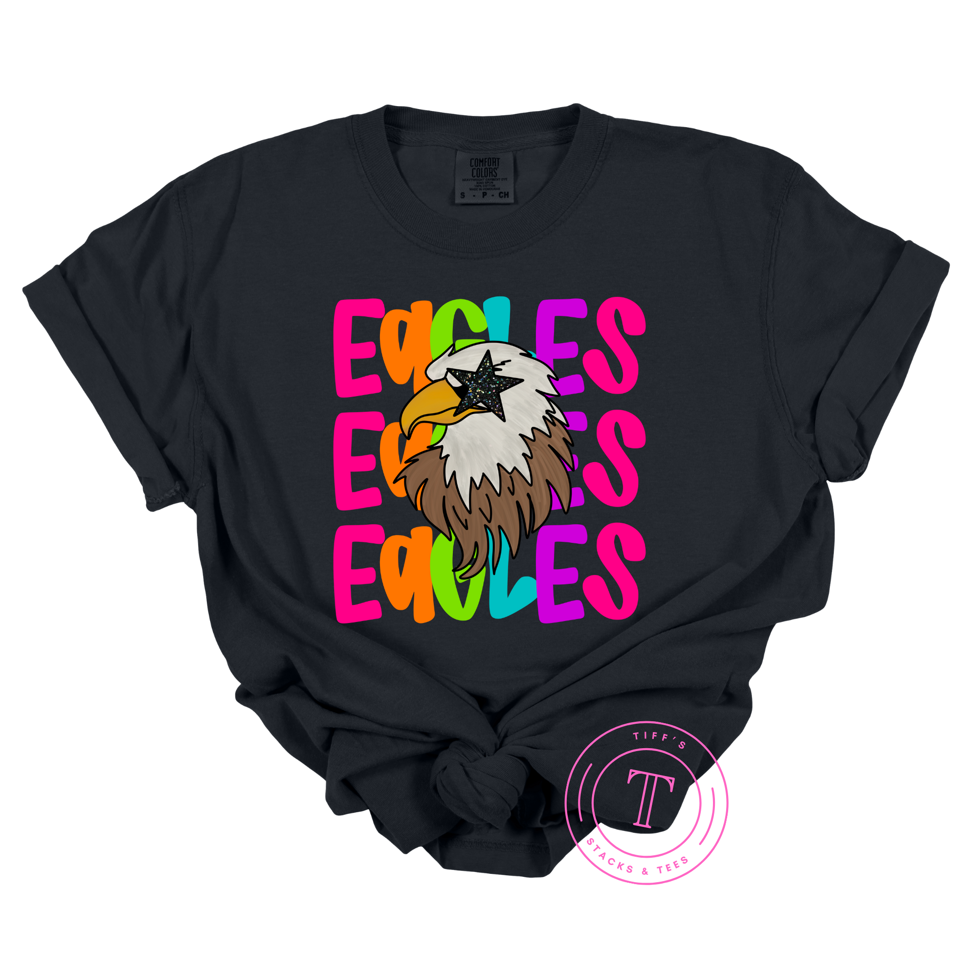 Eagles Preppy Neon Mascot Youth