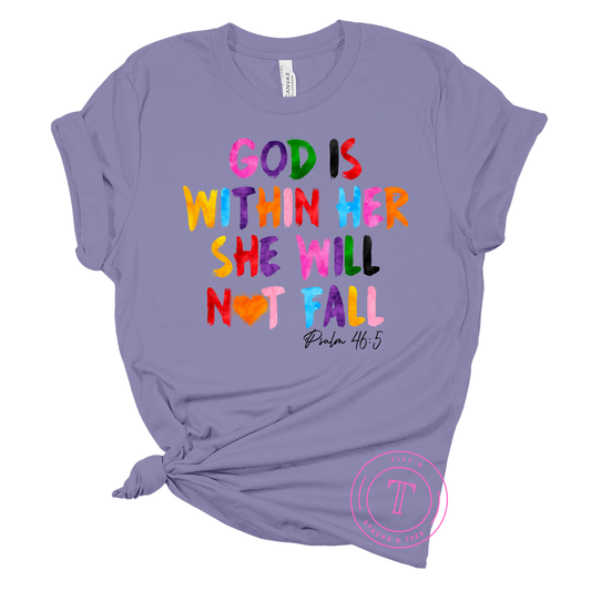 God is Within Her FRONT ONLY