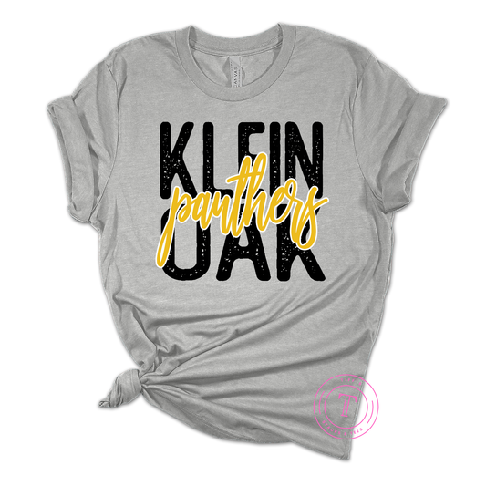 Klein Oak Panthers Grunge
