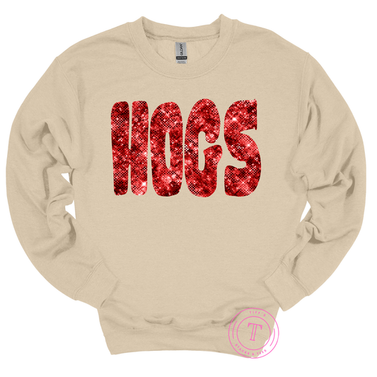 Hogs Faux Glitter