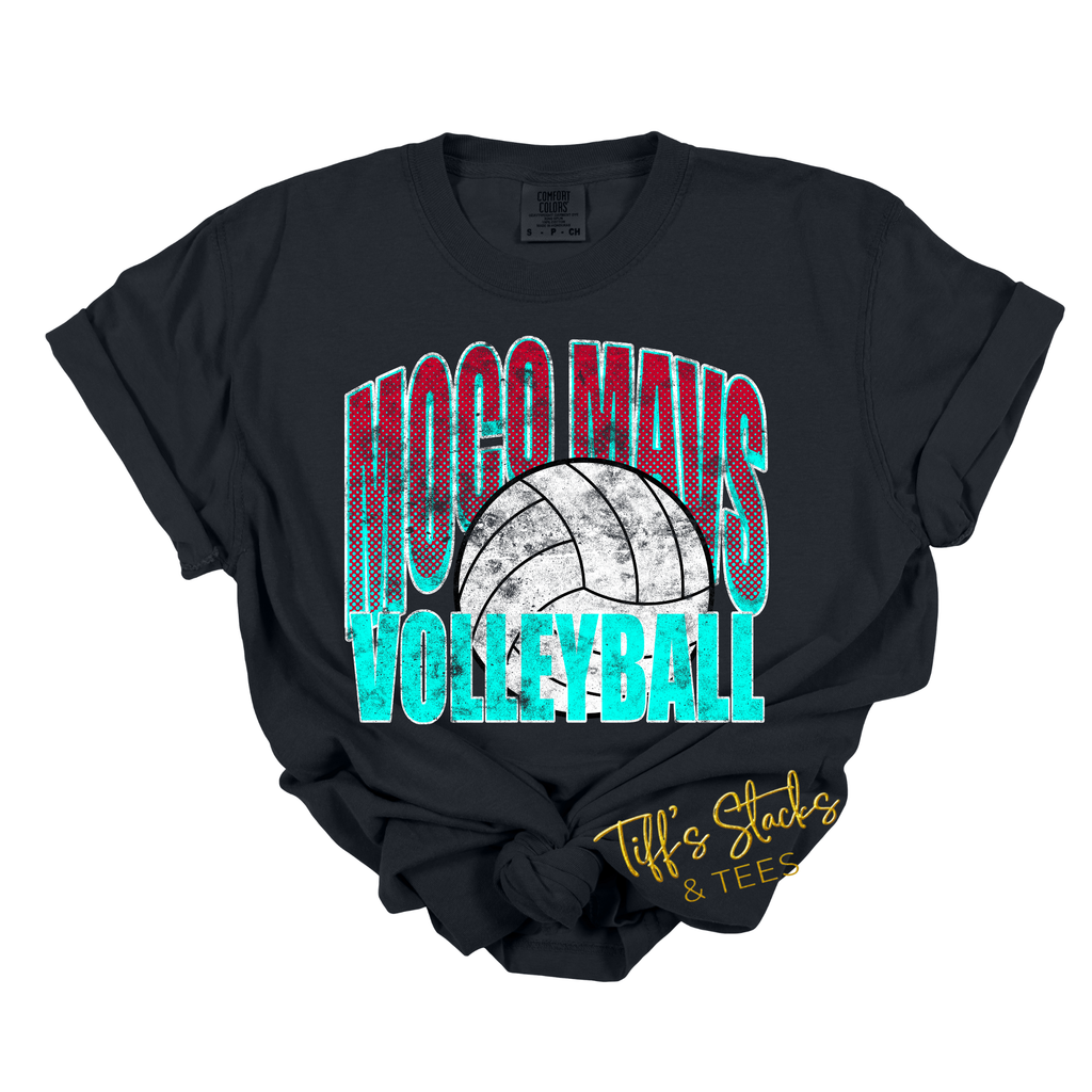 MoCo Mavs Volleyball Grunge Youth