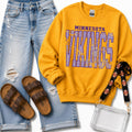 Vikings Striped Vintage