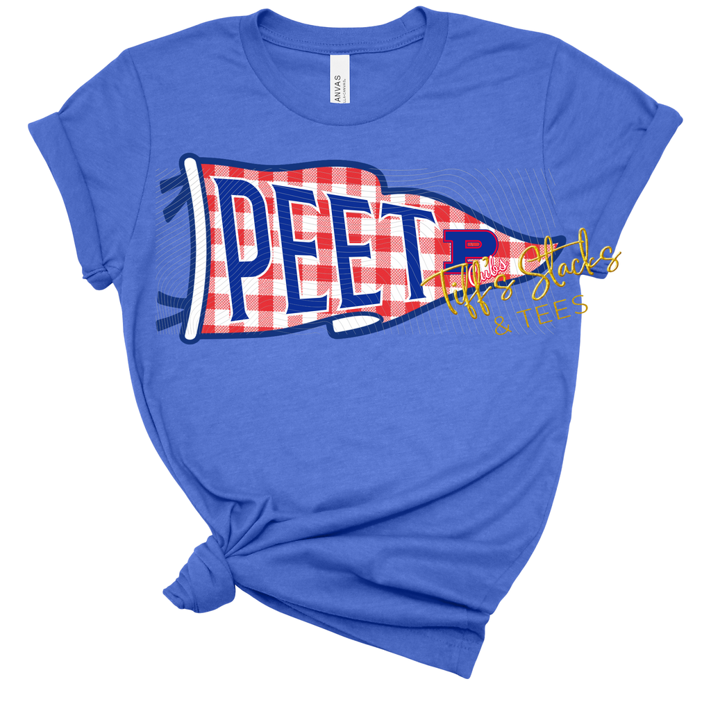 Peet Cubs Gingham Pennant