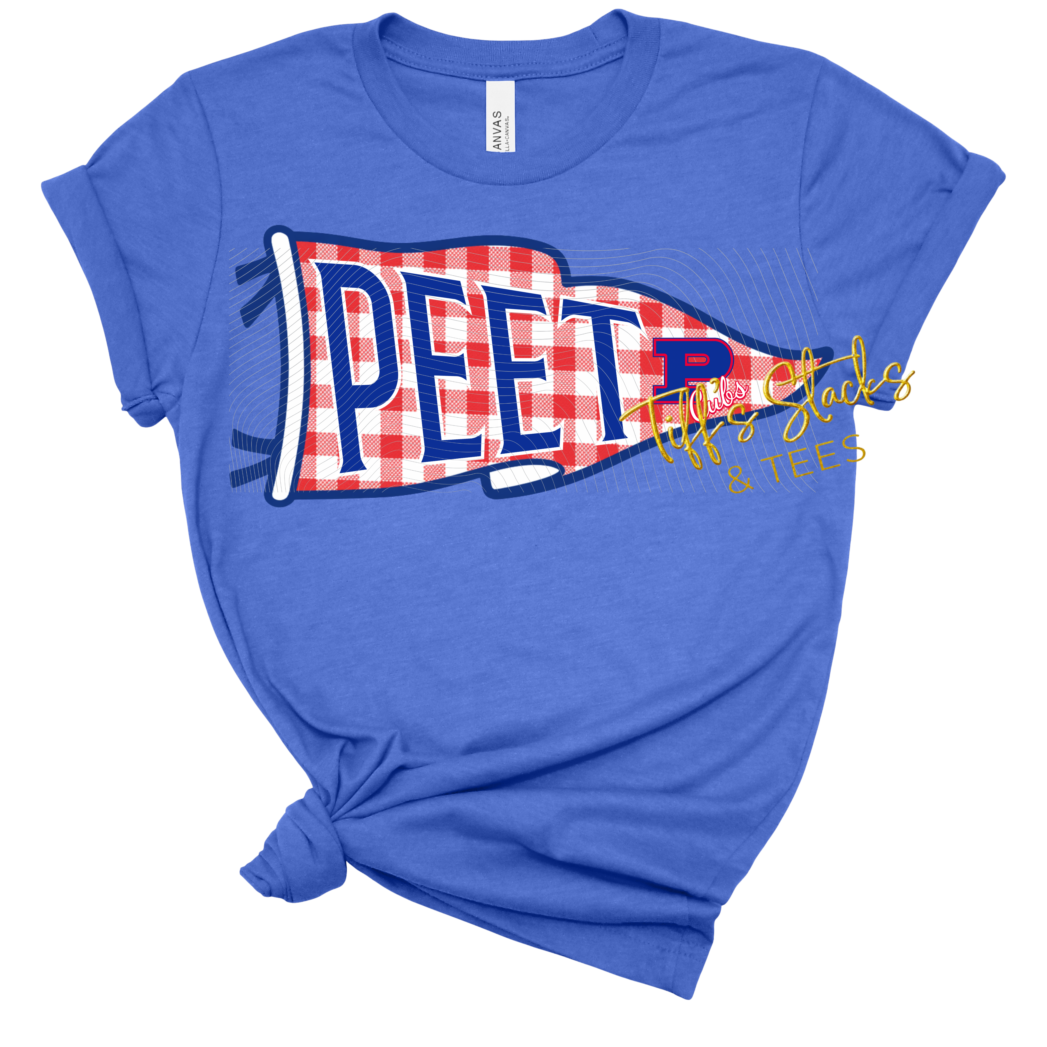 Peet Cubs Gingham Pennant