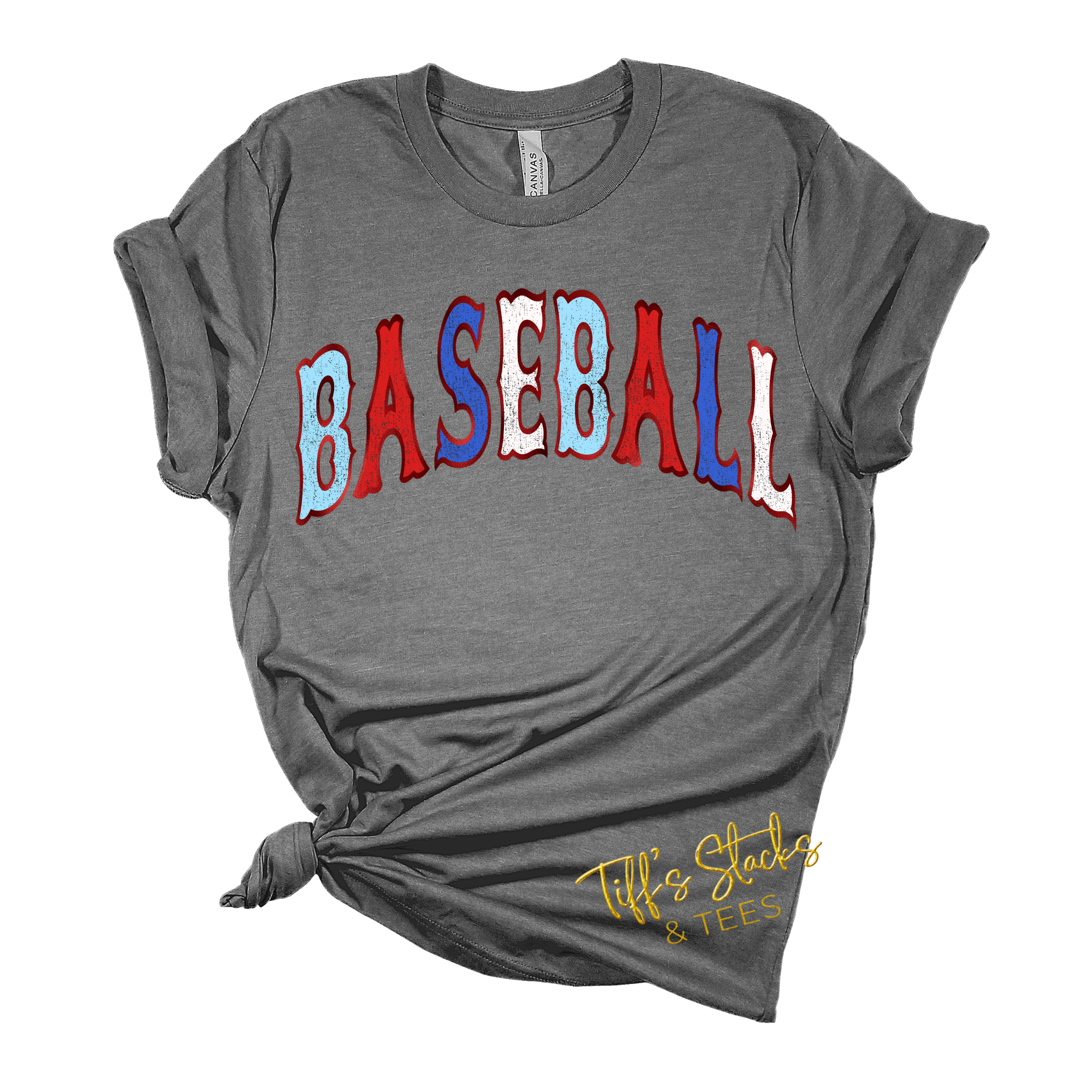 Baseball in Red, White, & Blue