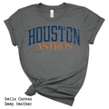 Houston Astros Distressed Orange/Blue