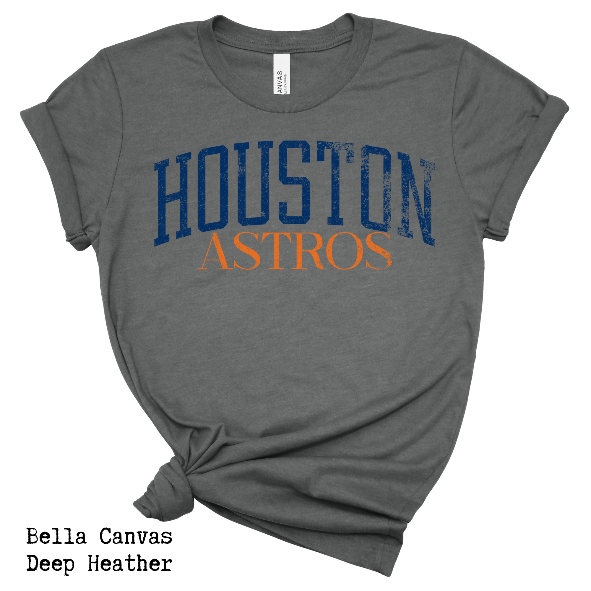 Houston Astros Distressed Orange/Blue