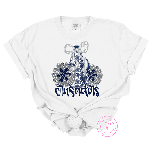 Crusaders Cheer Floral Coquette