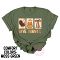 Give Thanks Turkey Pumpkins Coquette