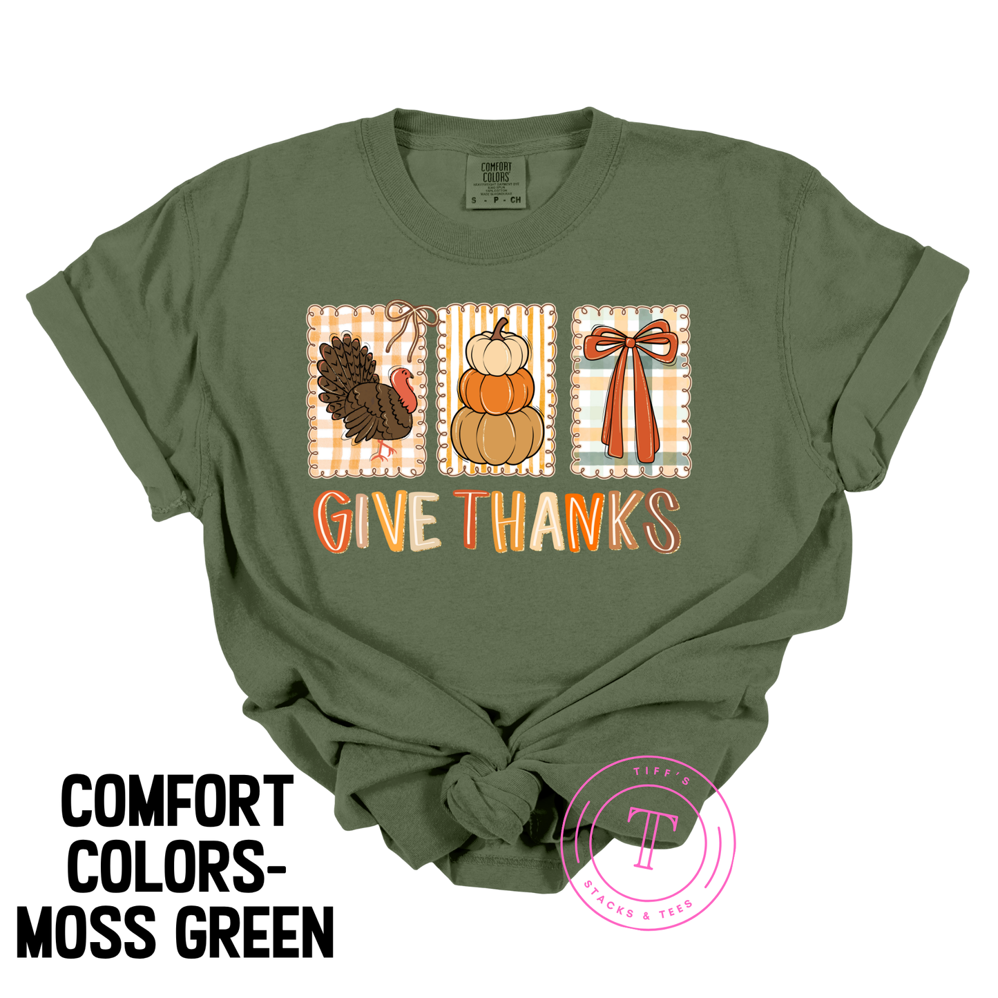 Give Thanks Turkey Pumpkins Coquette