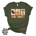 Give Thanks Turkey Pumpkins Coquette Youth