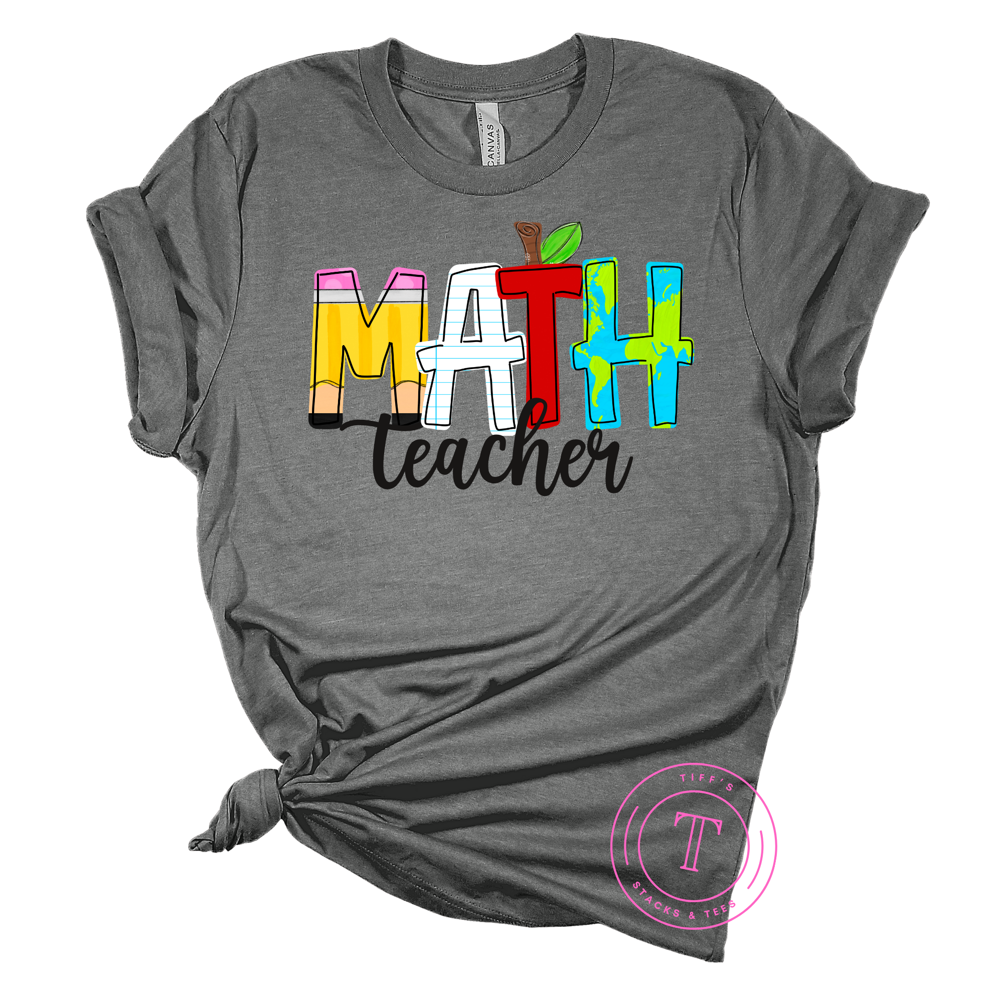 Math Teacher Pencil Doodle