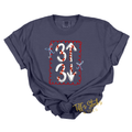 3 Up 3 Down Preppy Coquette Baseball