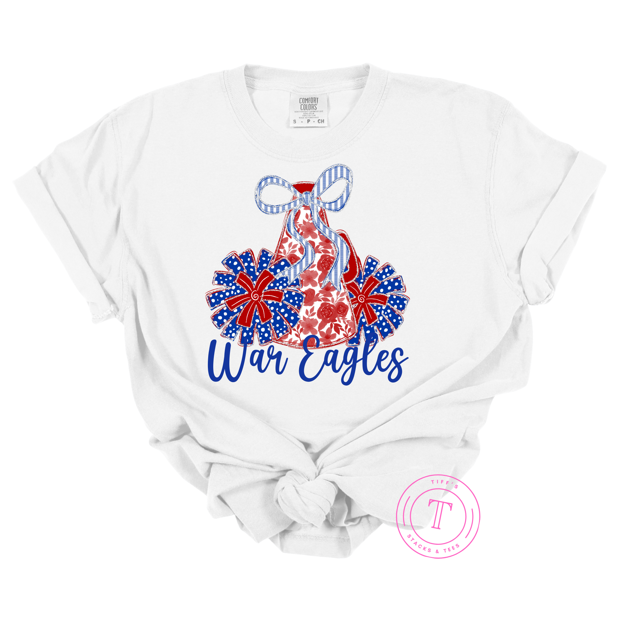 War Eagles Cheer Floral Coquette