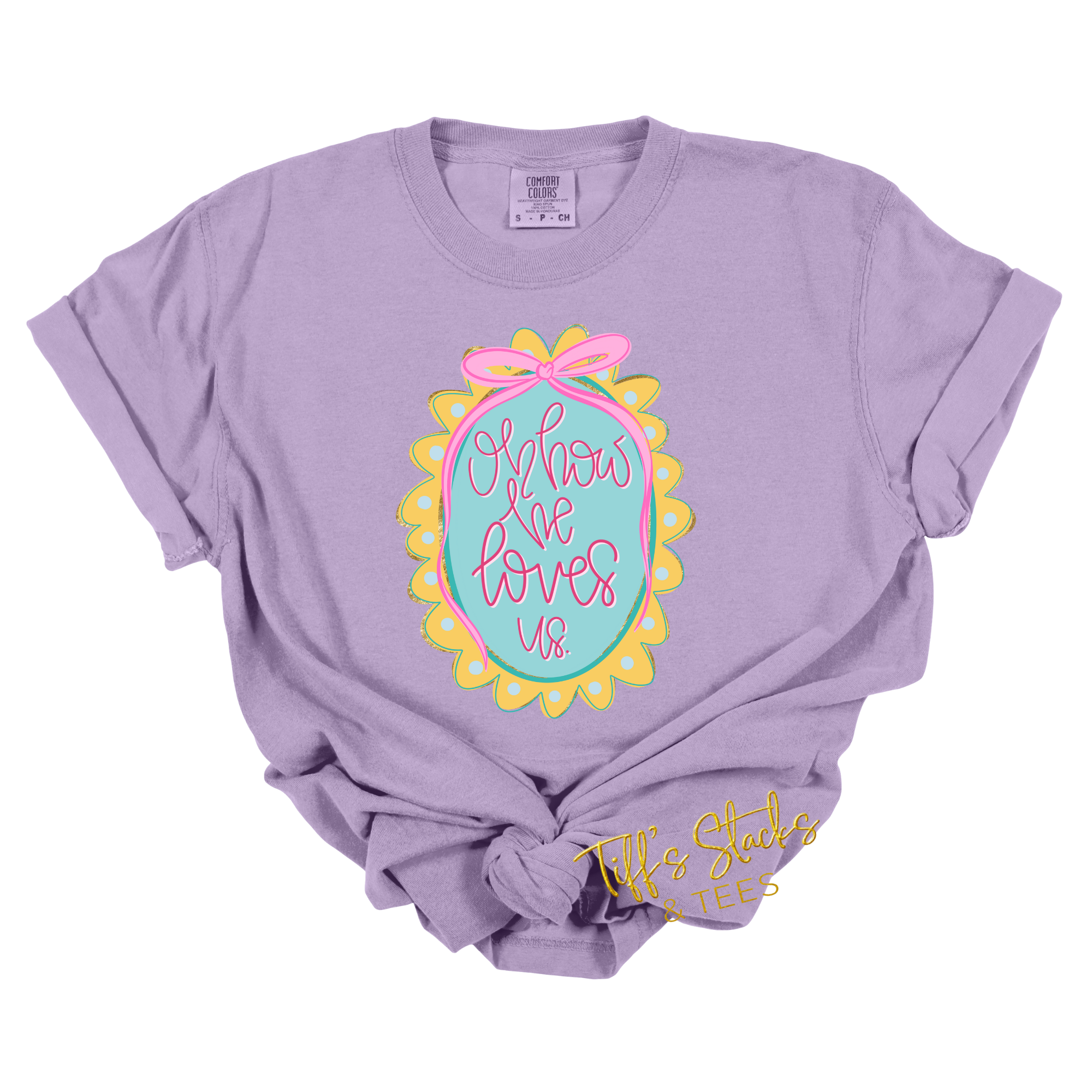 Oh How He Loves Us Scalloped Coquette