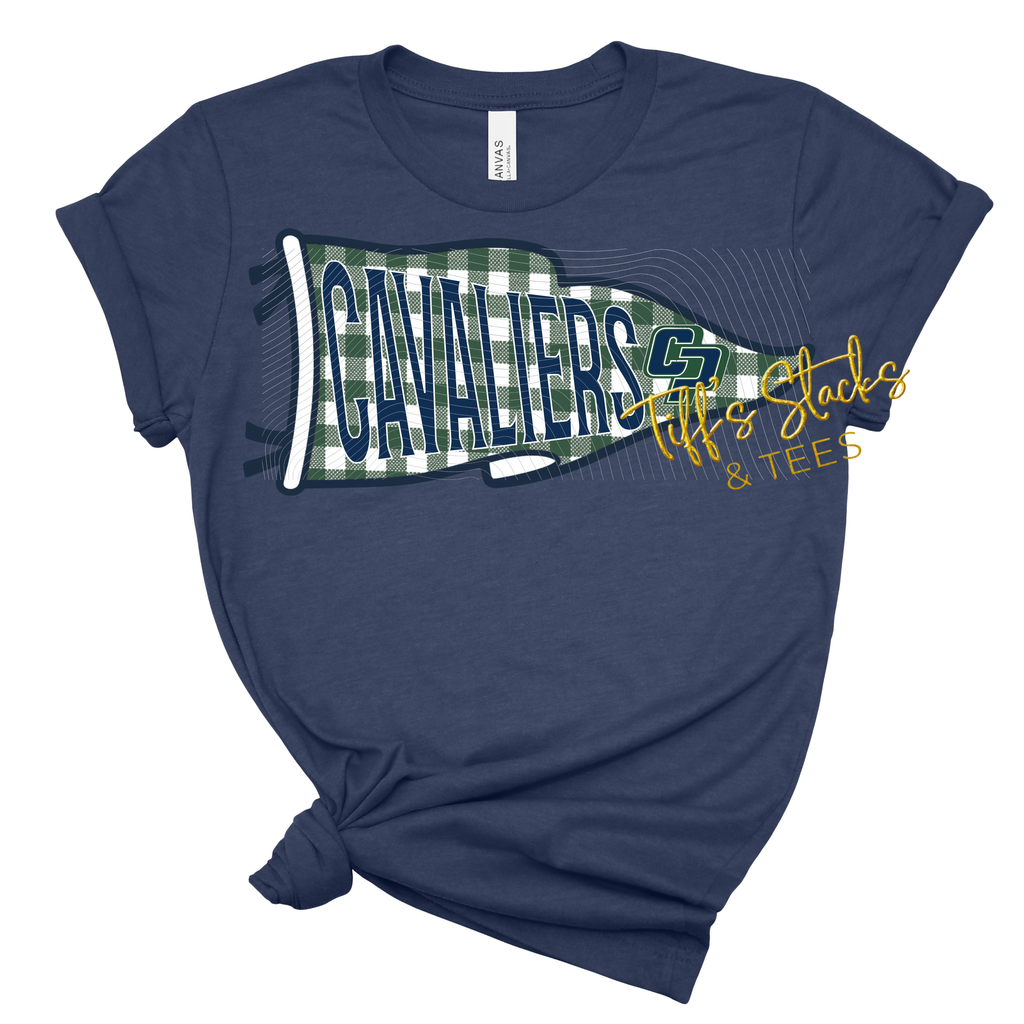 CPHS Cavaliers Gingham Pennant