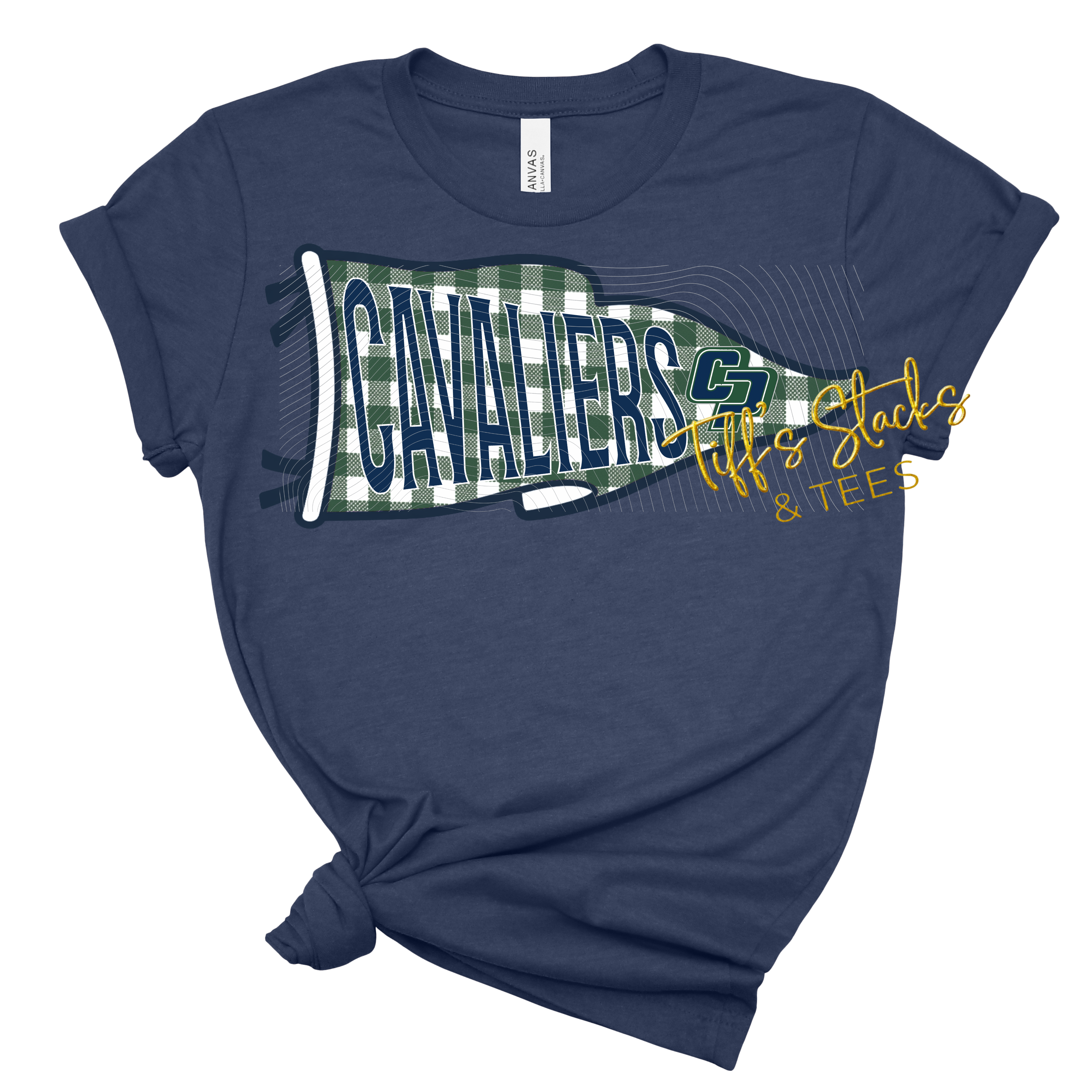 CPHS Cavaliers Gingham Pennant
