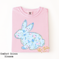 Checkered Floral Bunny Youth
