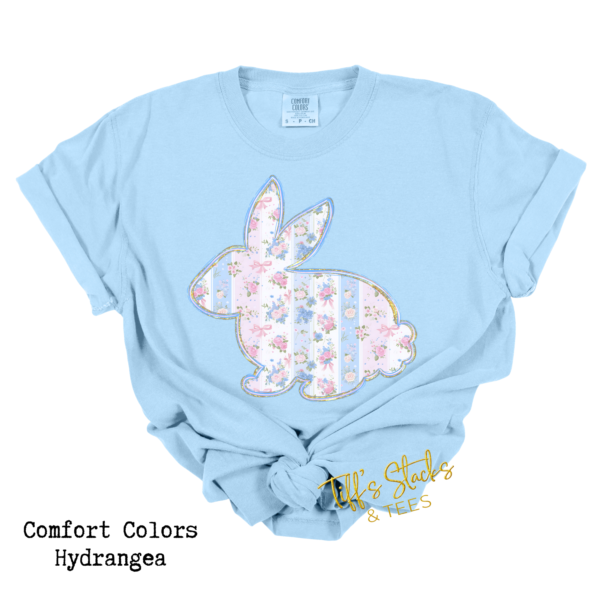 Striped Floral Bunny Youth