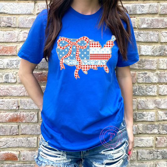 USA Map Coquette
