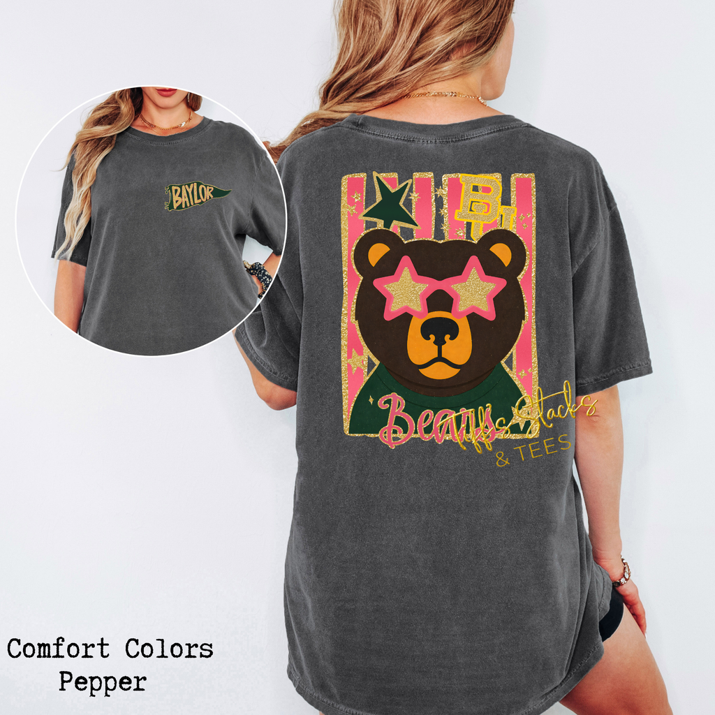 Baylor Folk Glitz Front/Back