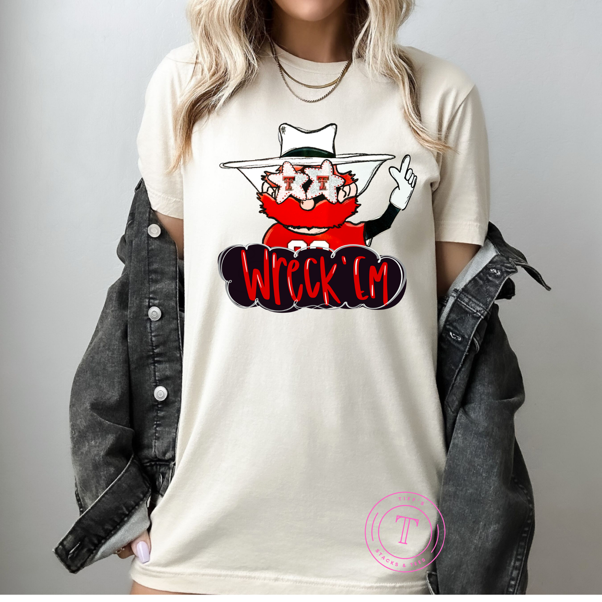 Wreck Em Preppy Mascot