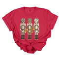 Nutcracker Trio Checked/Leopard/Dot Pattern