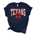 Texans Red Floral Coquette