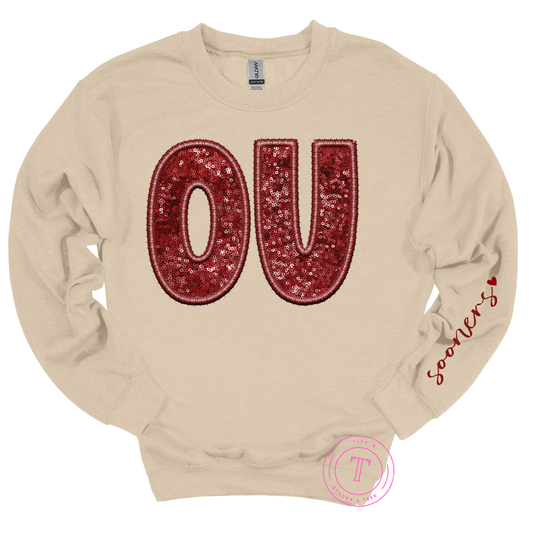 OU Faux Glitter
