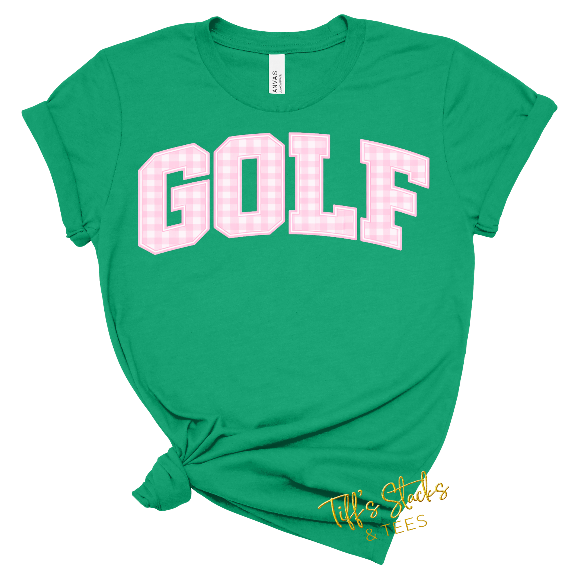 Golf Pink Gingham
