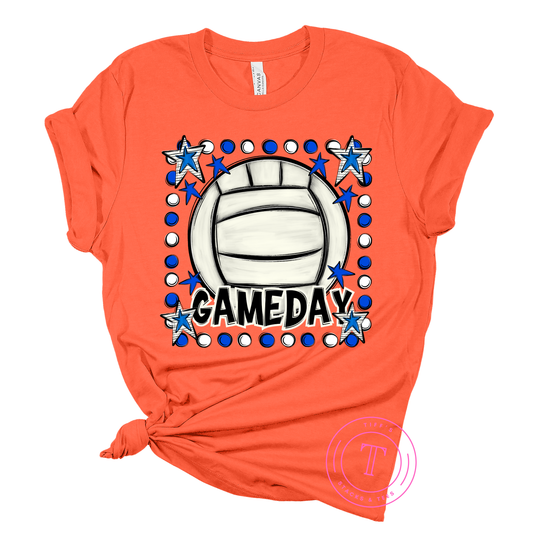 Volleyball Gameday Dots & Stars Youth