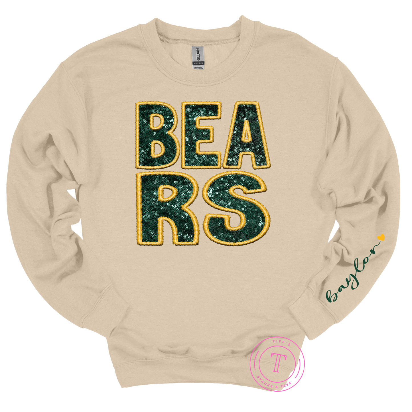Bears Faux Glitter