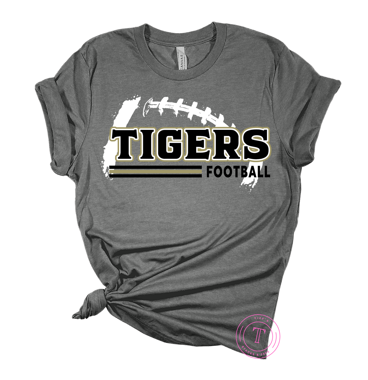 Tigers Football w/ Stripes Youth
