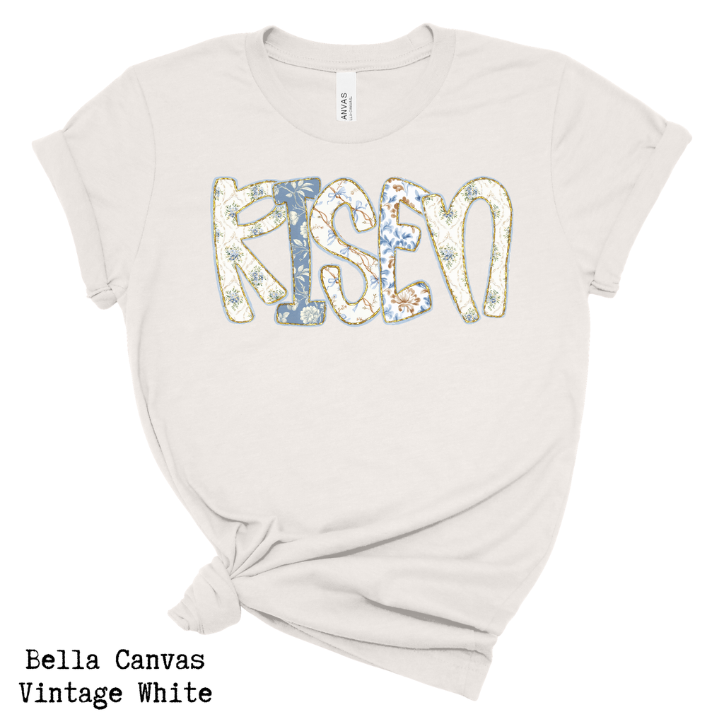 Blue Floral Risen