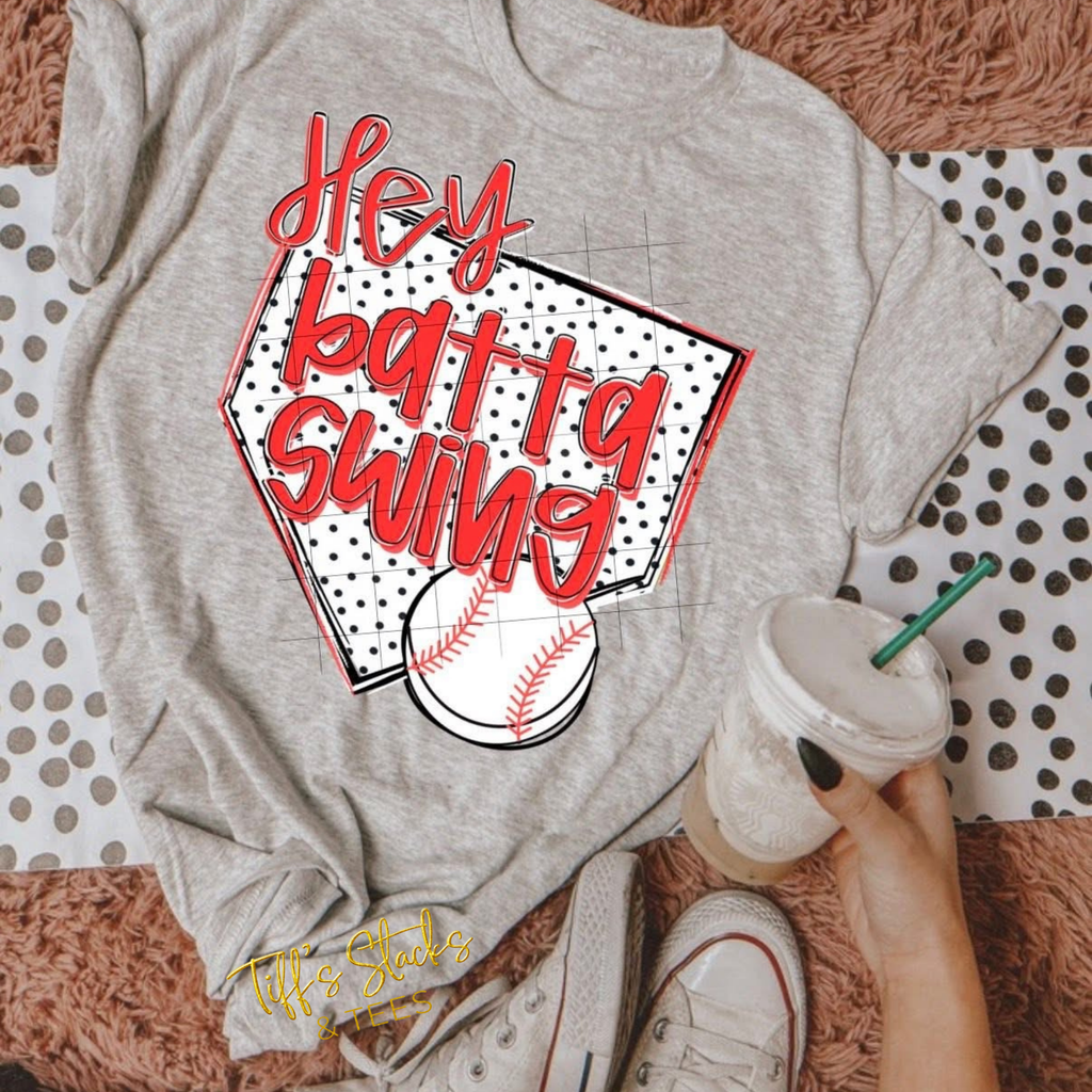 Hey Batta Swing Baseball Red