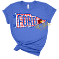 Ford Falcons Gingham Pennant