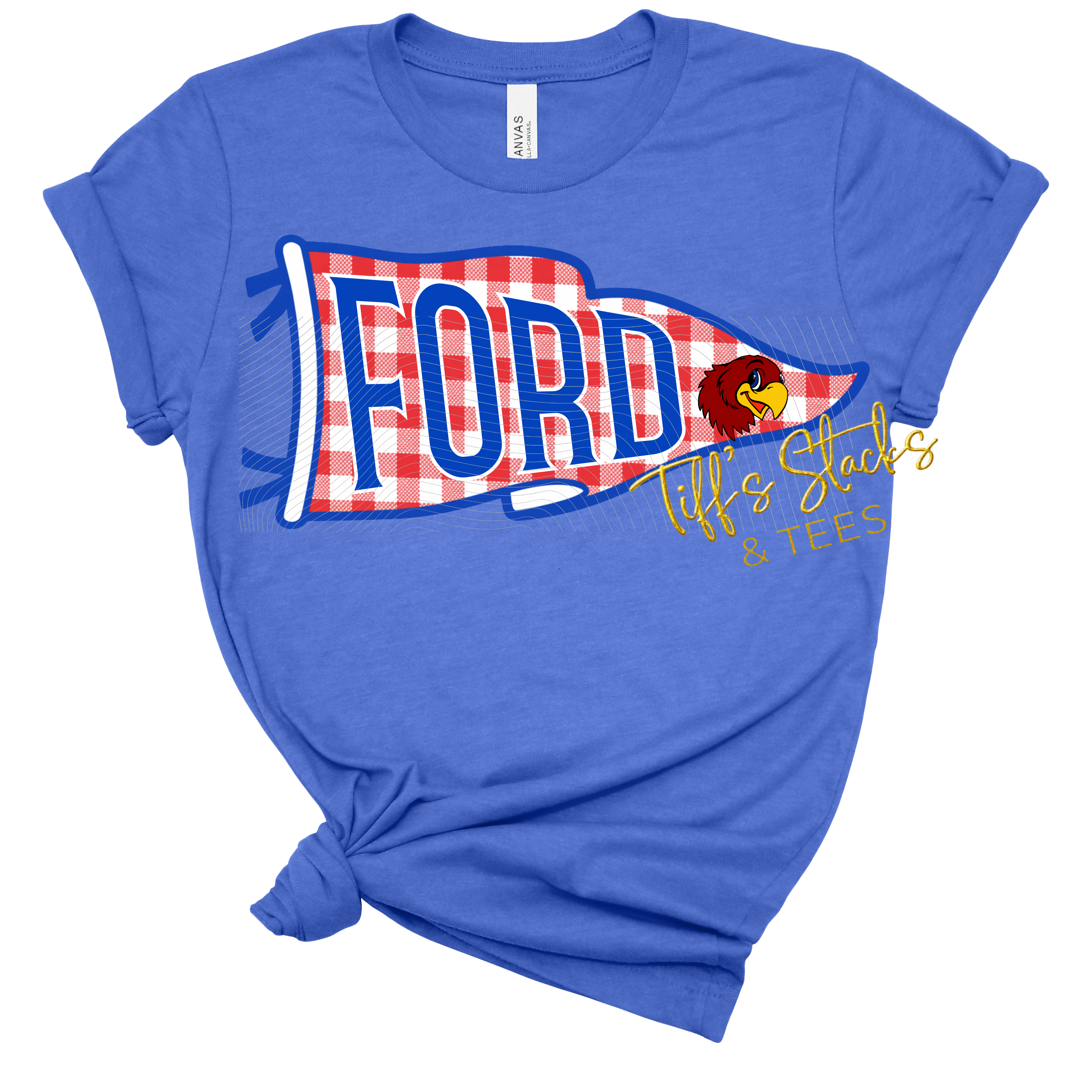Ford Falcons Gingham Pennant
