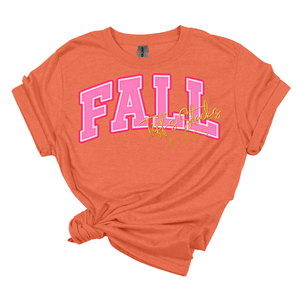 Fall Pink Varsity Letters